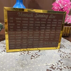 Umrah Saving Box – Best Quality Umrah Saving Box – 210,000 Umrah Saving Box